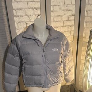 The North Face Women's Light Gray Puffer Jacket